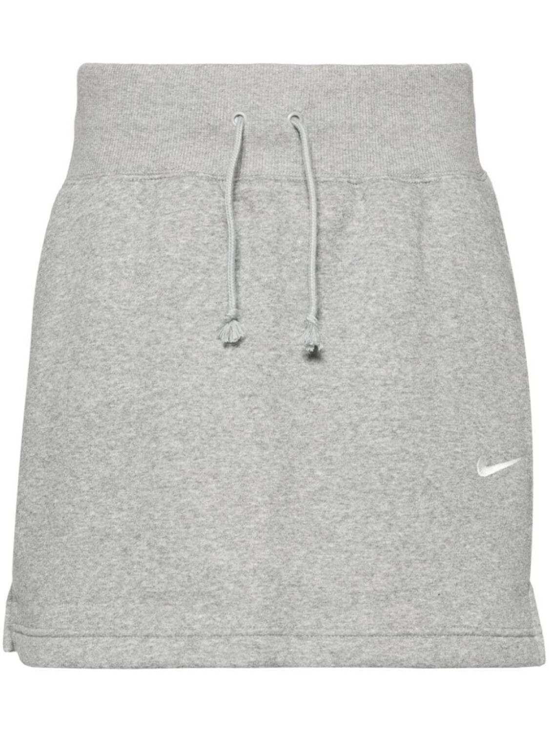 

Nike юбка мини с вышивкой Swoosh, серый