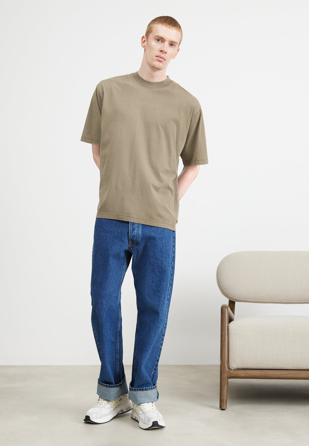 

Базовая футболка Unisex Lacoste, цвет eco kelp