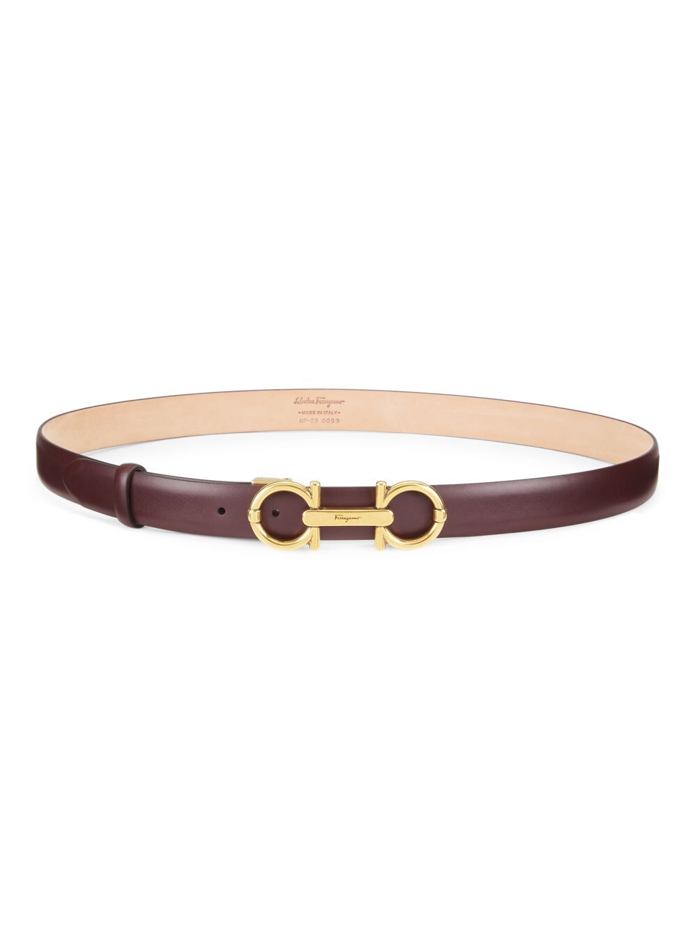 

Новый кожаный ремень с орнаментом Gancio FERRAGAMO