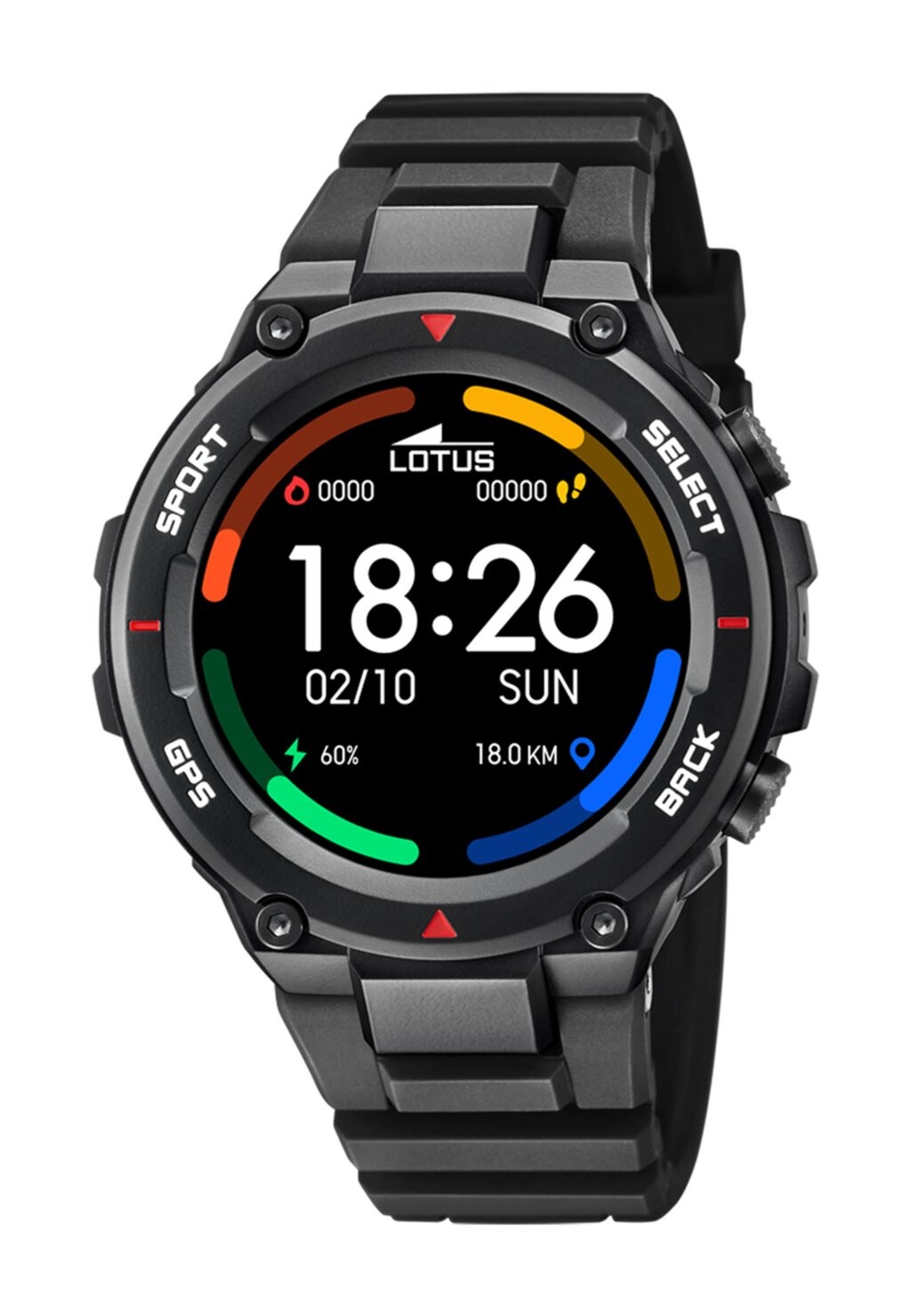 

Умные часы SMARTIME Lotus, цвет black