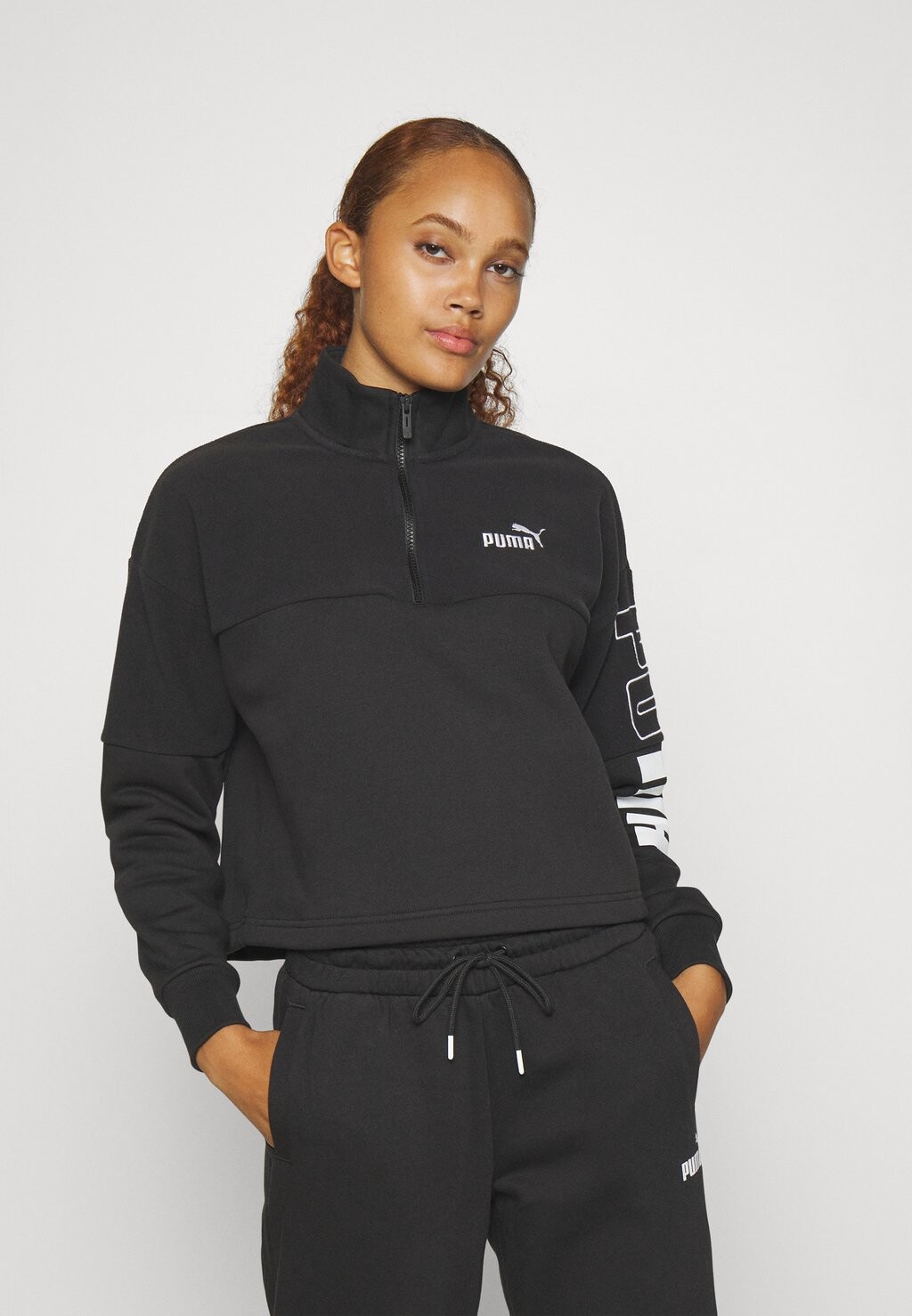 

Флисовая куртка Puma POWER HIGH NECK CREW WINTERIZED, черный