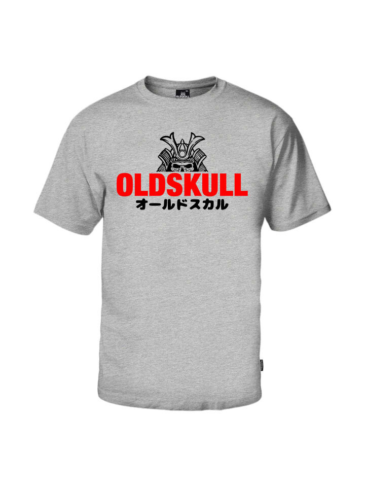 

Футболка OLDSKULL Basic Classic Samurai Logo, серый