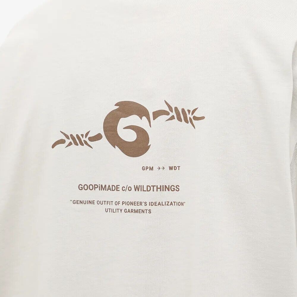 

Goopimade Футболка с карманом и рисунком WildThings, коричневый