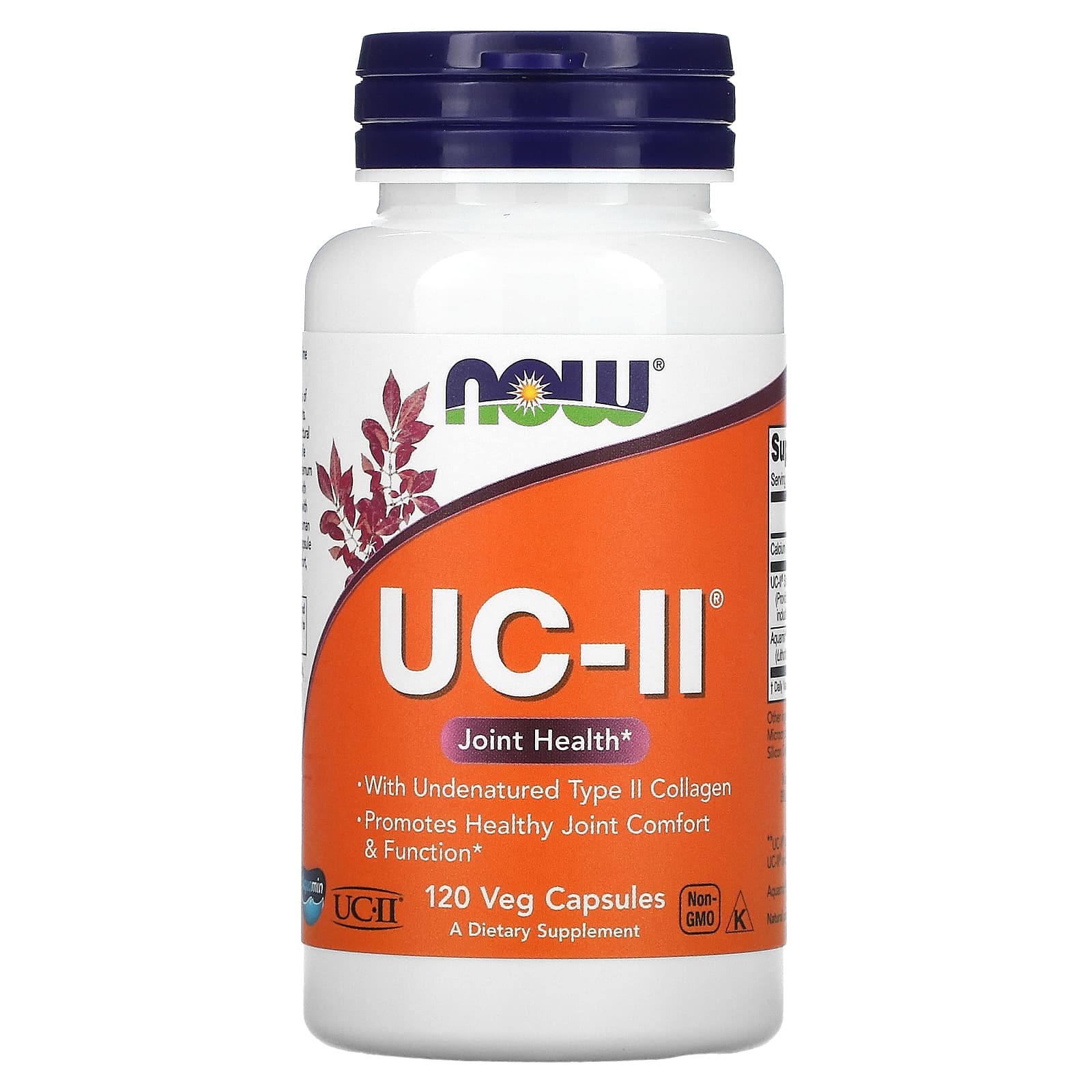 Now Foods UC-II Joint Health неденатурированный коллаген типа II 120 вегетарианских капсул