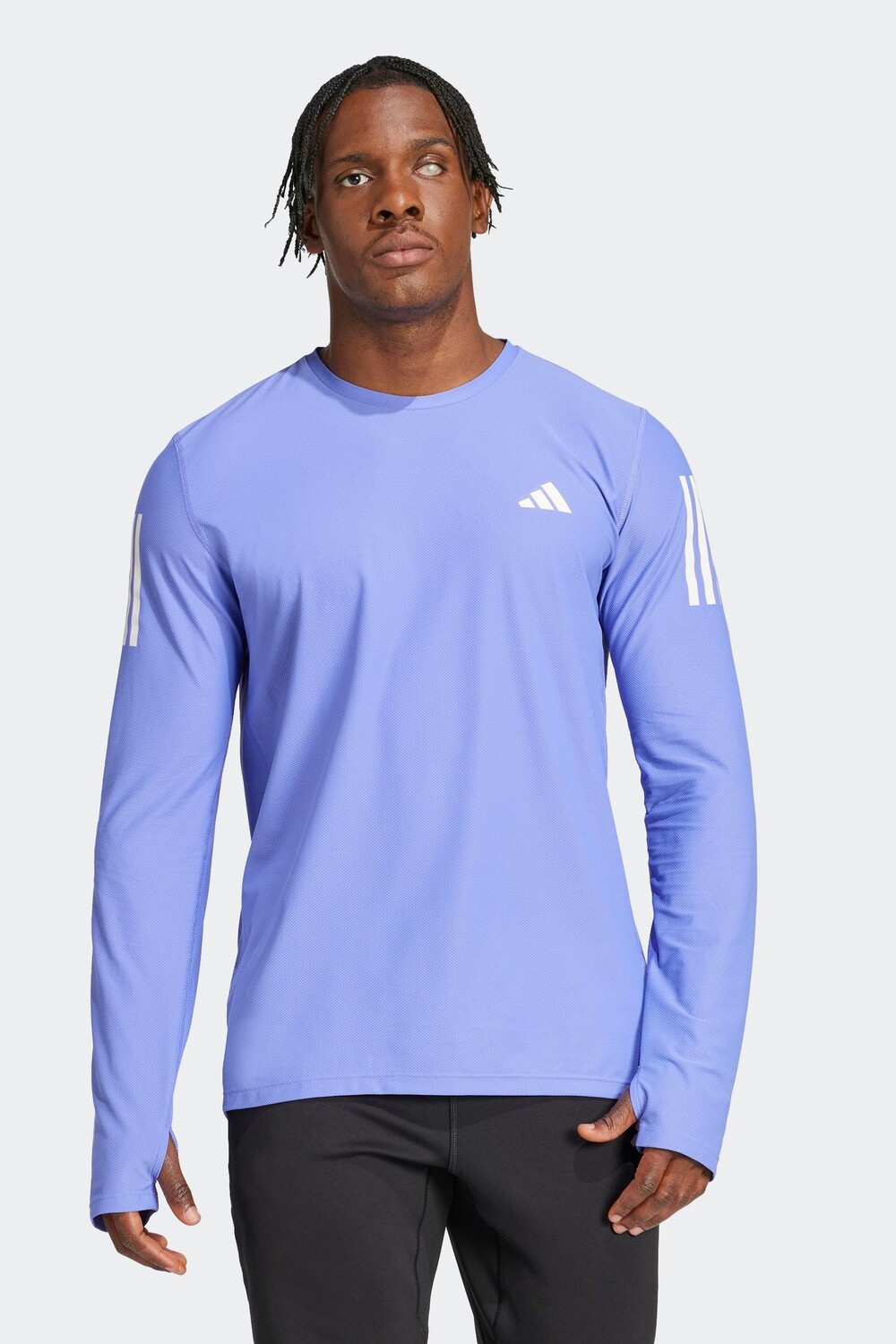 

Футболка с длинными рукавами Own the run Adidas, синий