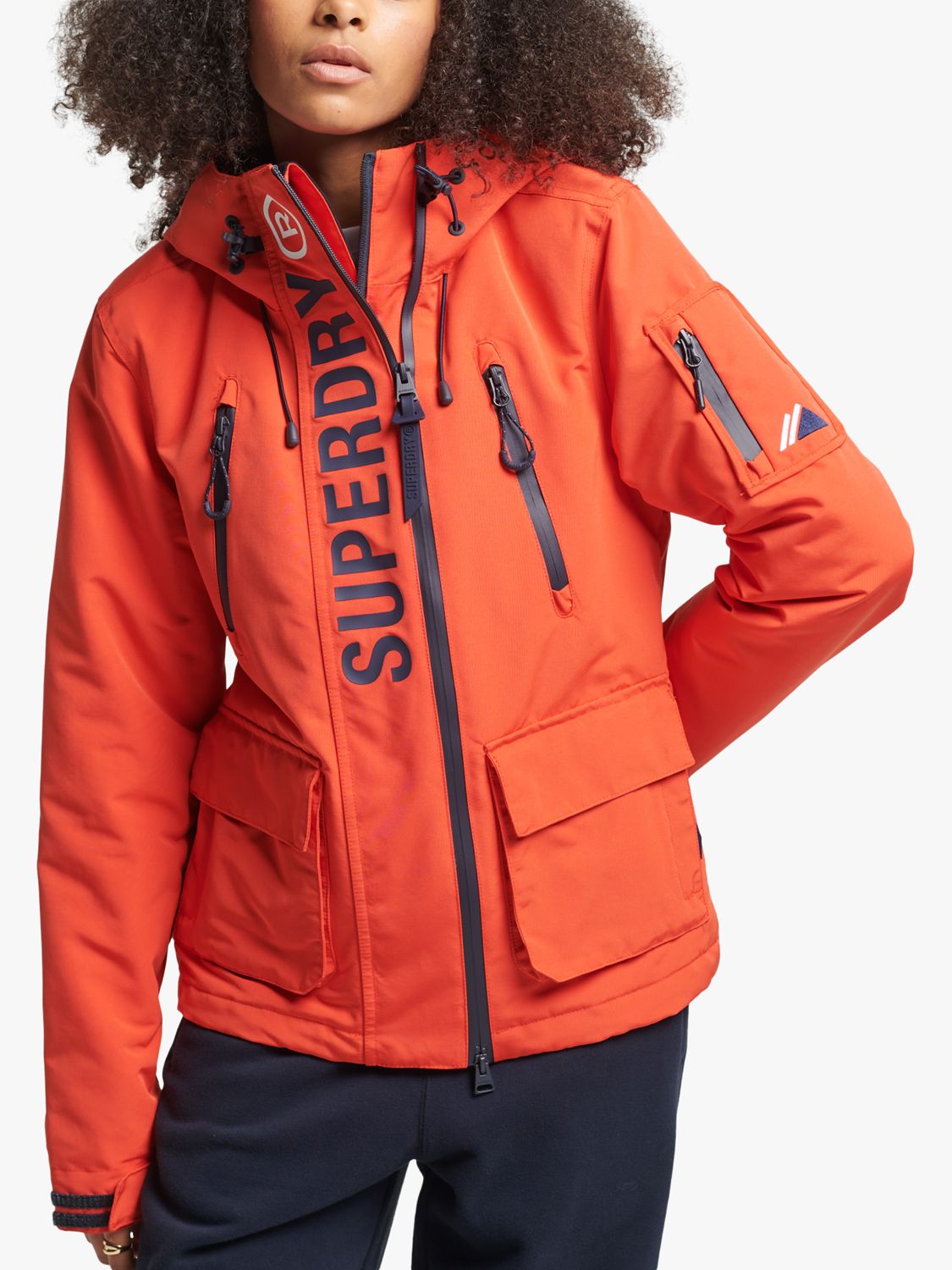 цена Куртка-ветровка Superdry Ultimate SD, оранжевая