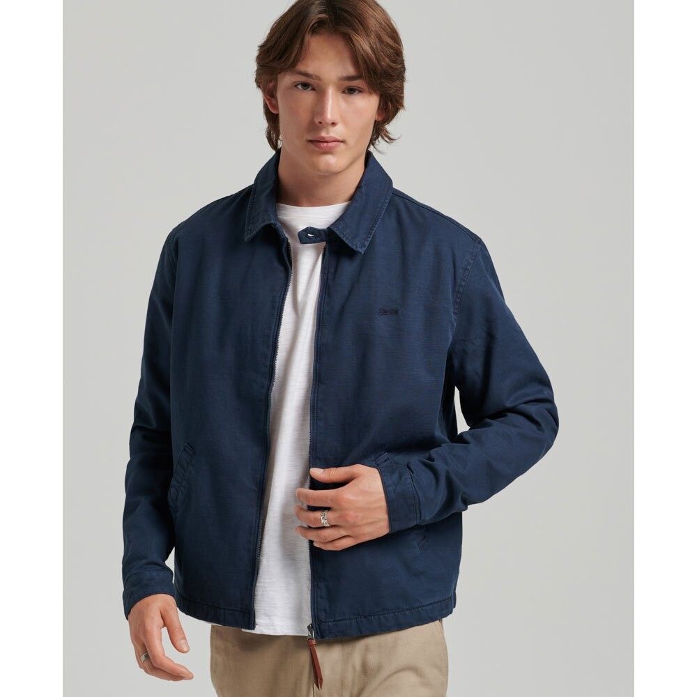 

Куртка Superdry Vintage Classic Harrington, синий