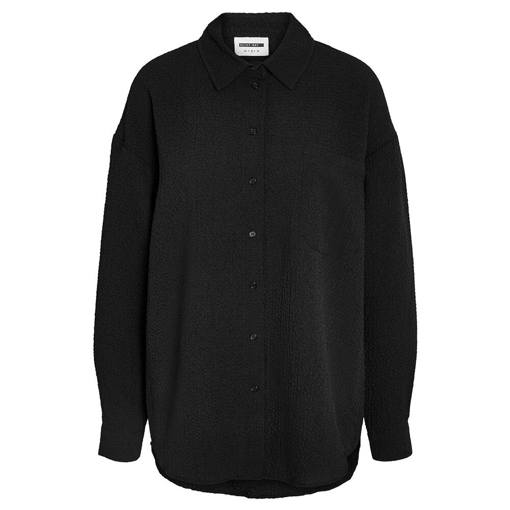 

Рубашка с длинным рукавом Noisy May Ripple Oversized, черный