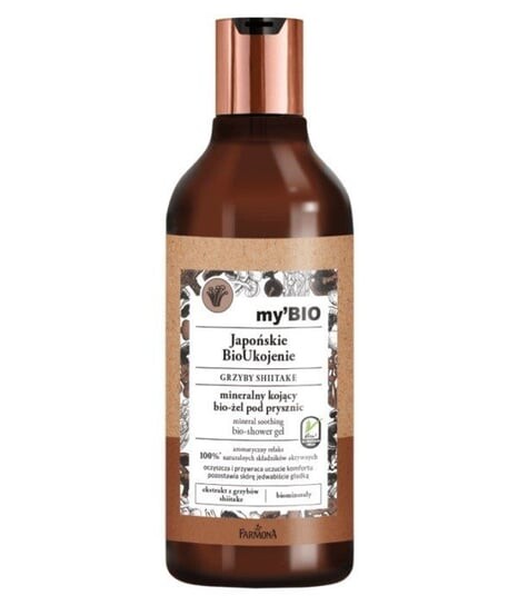 

Японский биоуспокаивающий биоуспокаивающий гель для душа с грибами шиитаке 500мл myBIO, Farmona