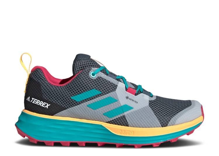 

Кроссовки Adidas WMNS TERREX TWO GORE-TEX TRAIL 'HI RES AQUA GOLD', синий