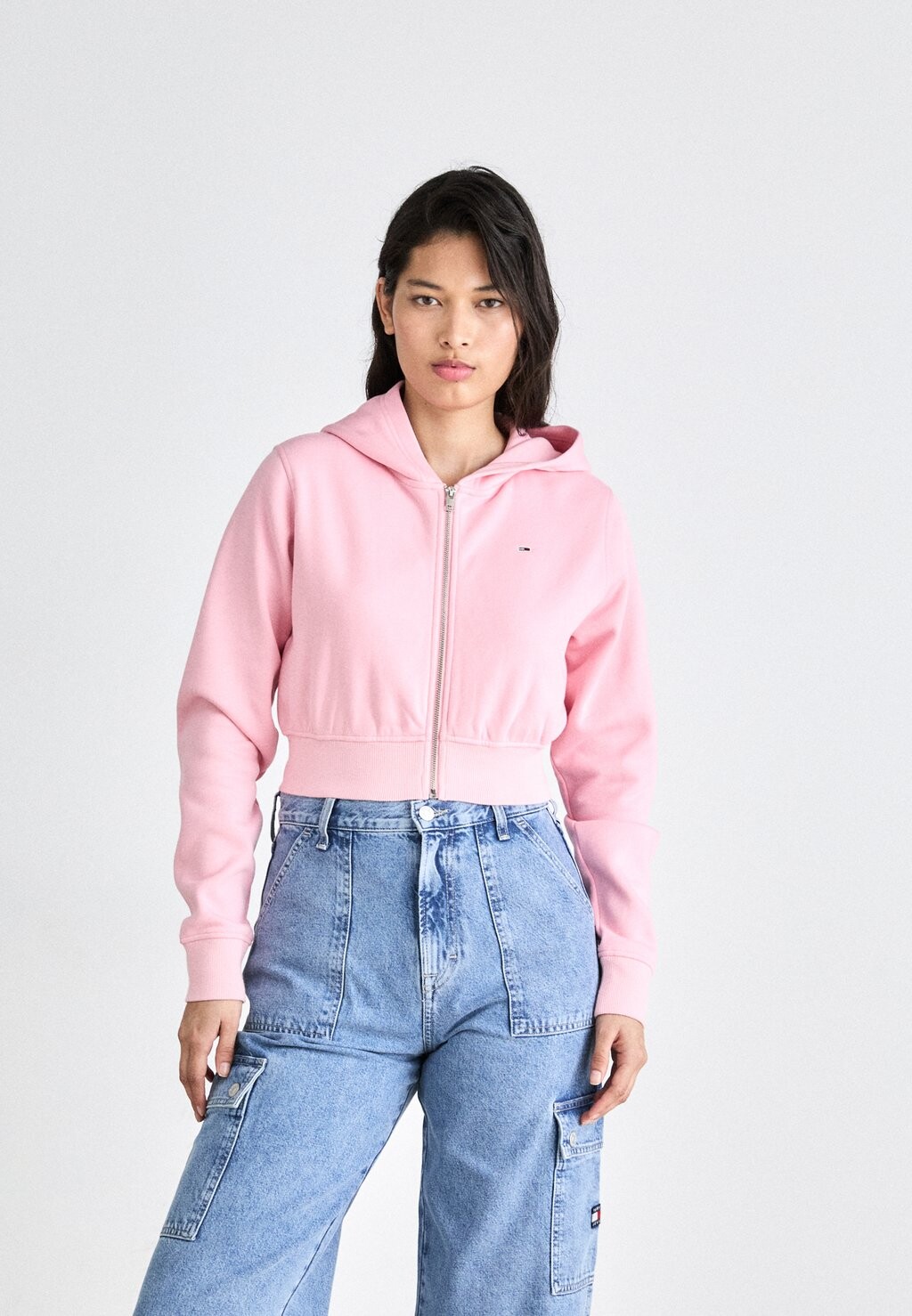 

Толстовка на молнии ZIP Tommy Hilfiger, розовый
