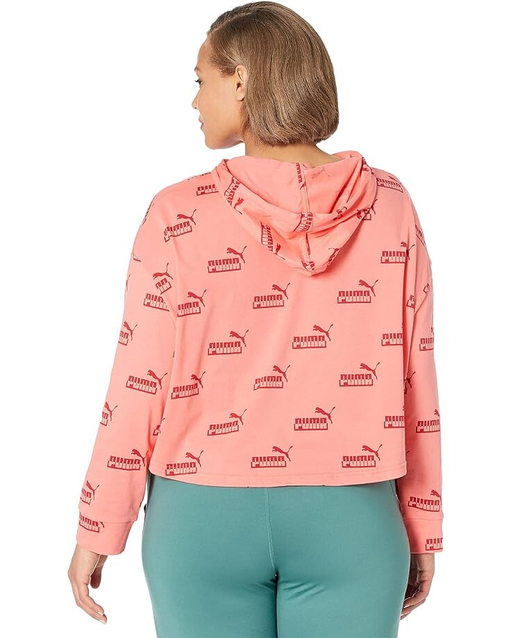 Худи PUMA Plus Size Amplified Lightweight Hoodie, цвет Georgia Peach