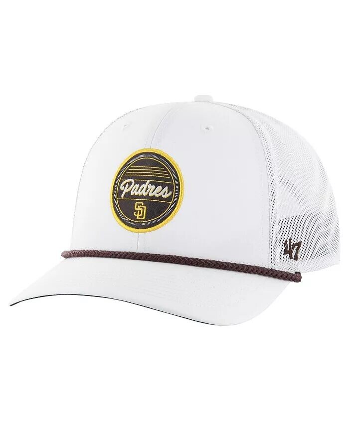 

Мужская белая регулируемая кепка San Diego Padres Fairway Trucker '47 Brand, белый