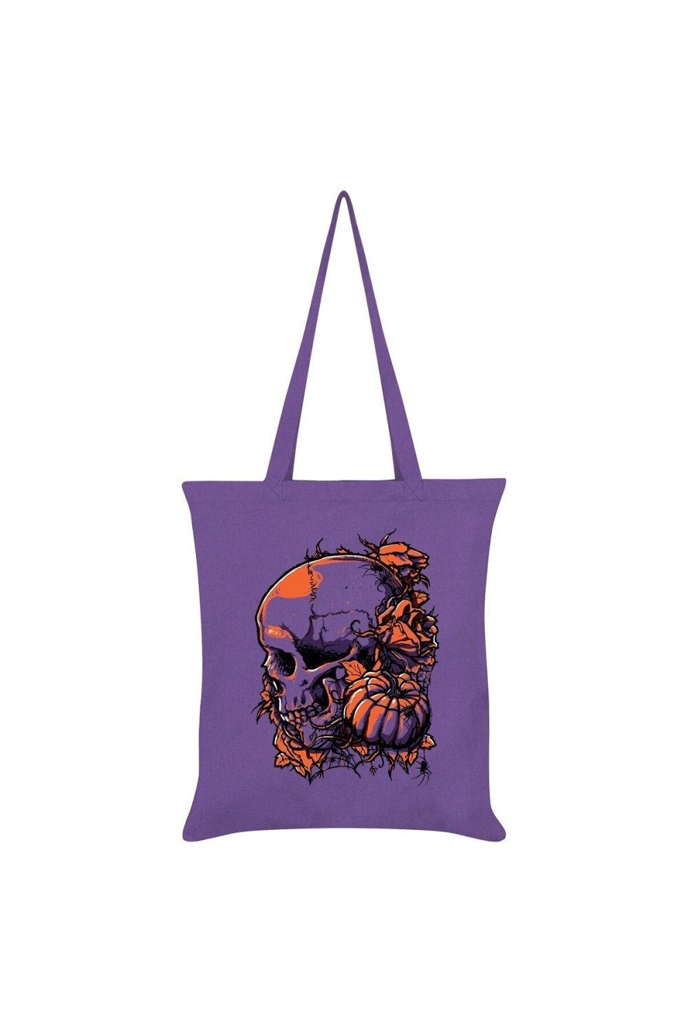 цена Большая сумка с черепом Grindstore, фиолетовый