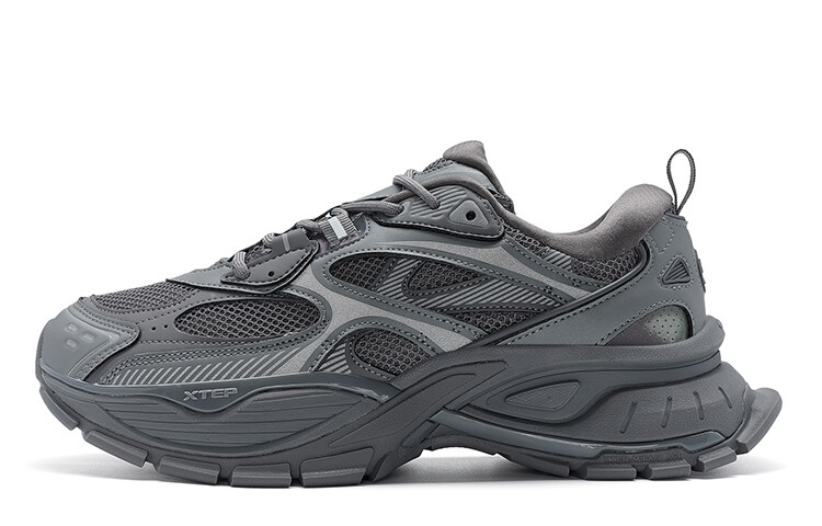 

Кроссовки XTEP Lifestyle Shoes Men Low-top Smoke Grey / Smoke Grey, серый