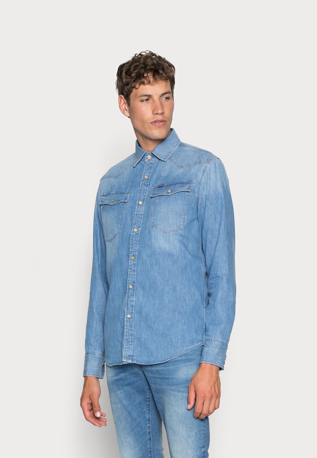 

Рубашка 3301 Slim G-Star, цвет medium aged