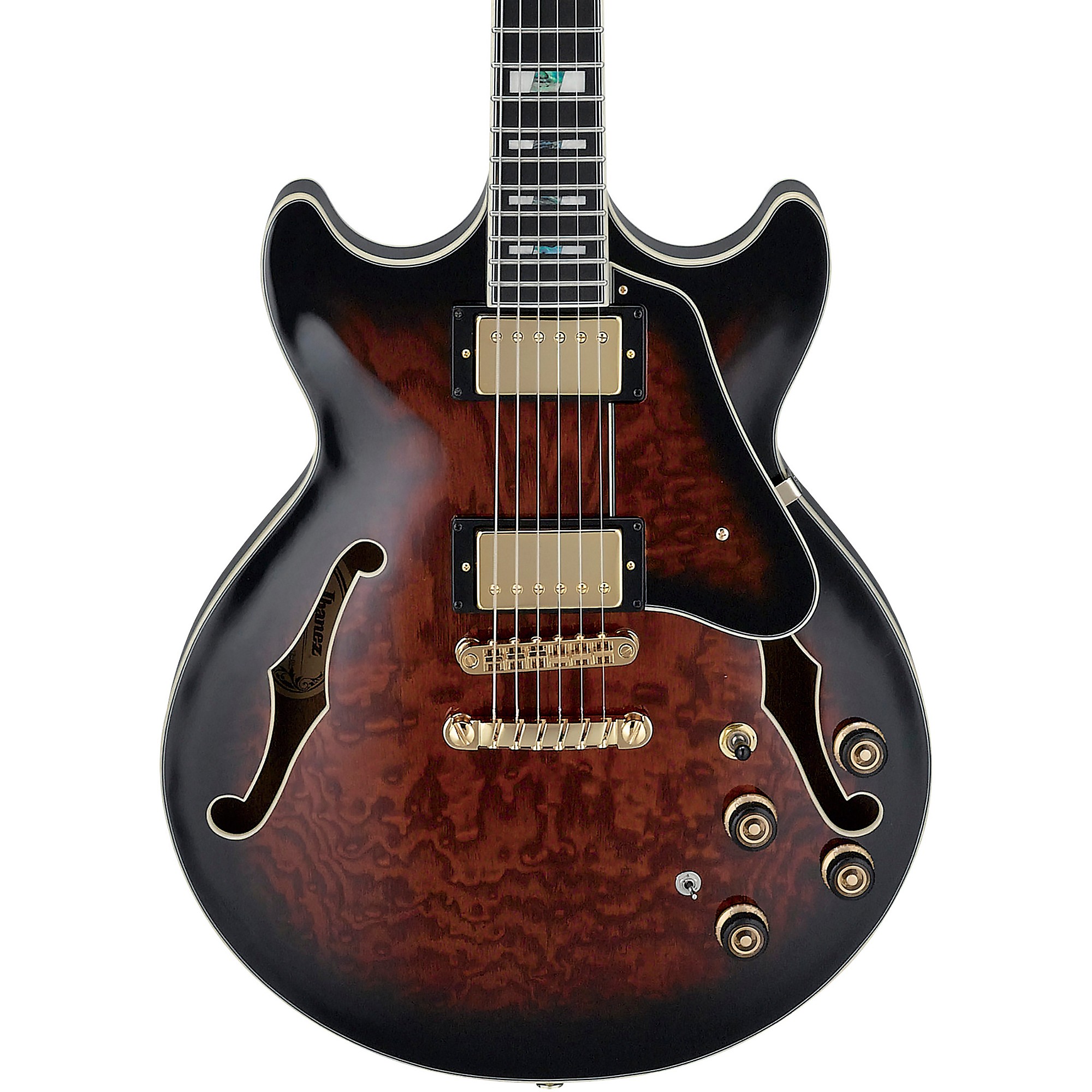 

Электрогитара Ibanez AM153QA Artstar Series Dark Brown Sunburst