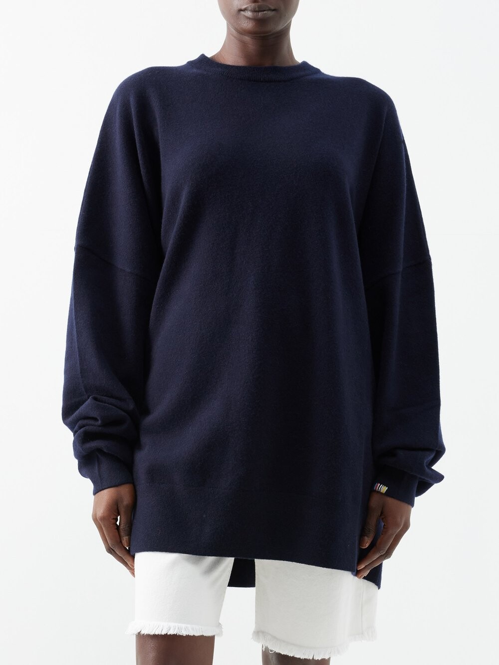 

No.246 джуна из кашемира-стрейч-свитера Extreme Cashmere, синий