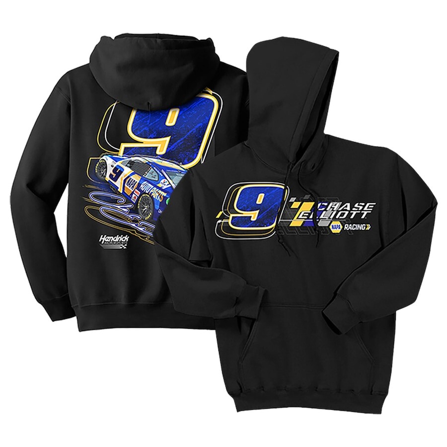 

Пуловер с капюшоном Hendrick Motorsports Team Collection Chase Elliott, черный