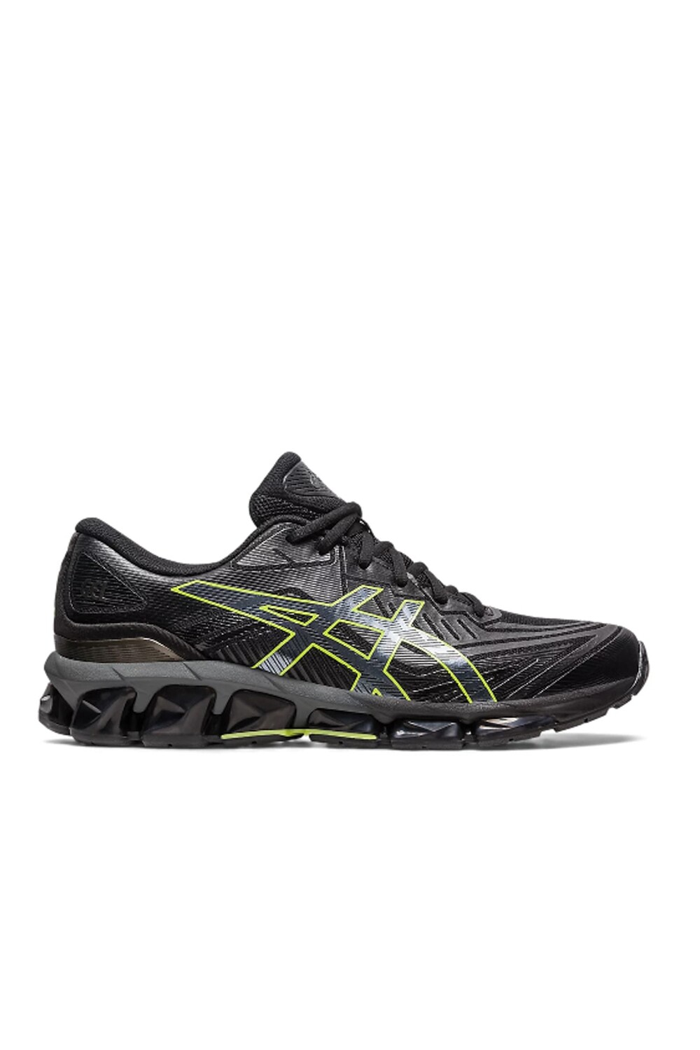 

Мужские кроссовки для бега и тренировок ЧЕРНЫЕ/НЕОНОВЫЕ ЛАЙМовые Asics, черный