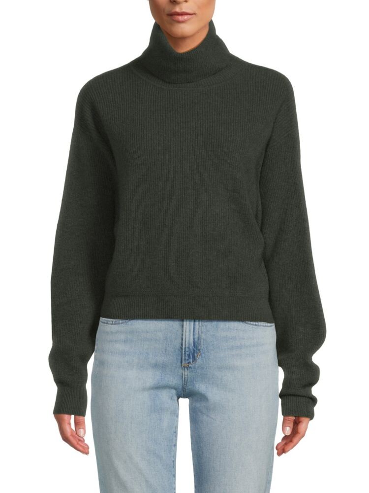 

Кашемировый свитер Changi с высоким воротником Crush, цвет Khaki Green