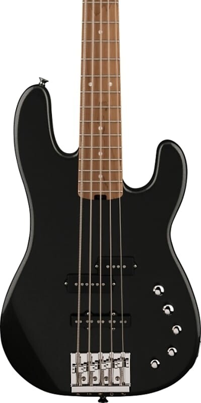 

Басс гитара Charvel Pro-Mod San Dimas Bass PJ V 5-String Bass Guitar, Metallic Black