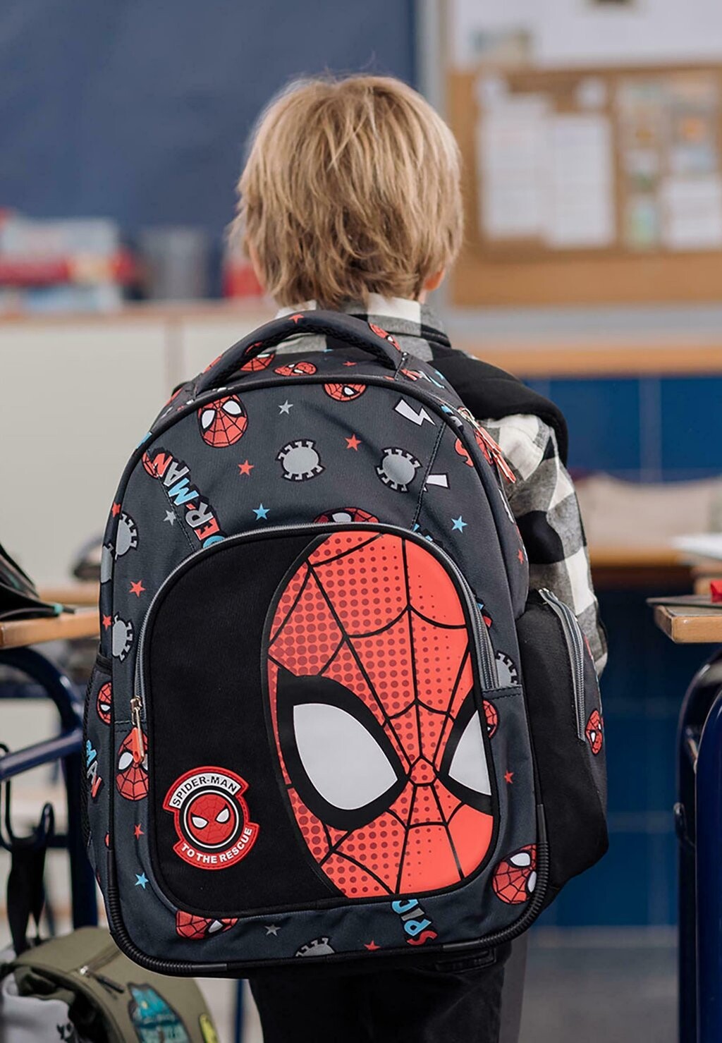 Рюкзак школьный MARVEL SPIDERMAN ESCOLAR Cerdá, черный