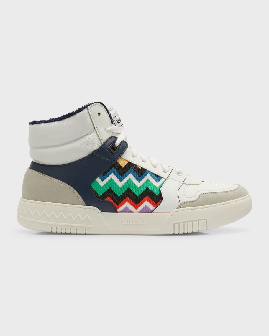 

Мужские высокие кроссовки Basket Missoni