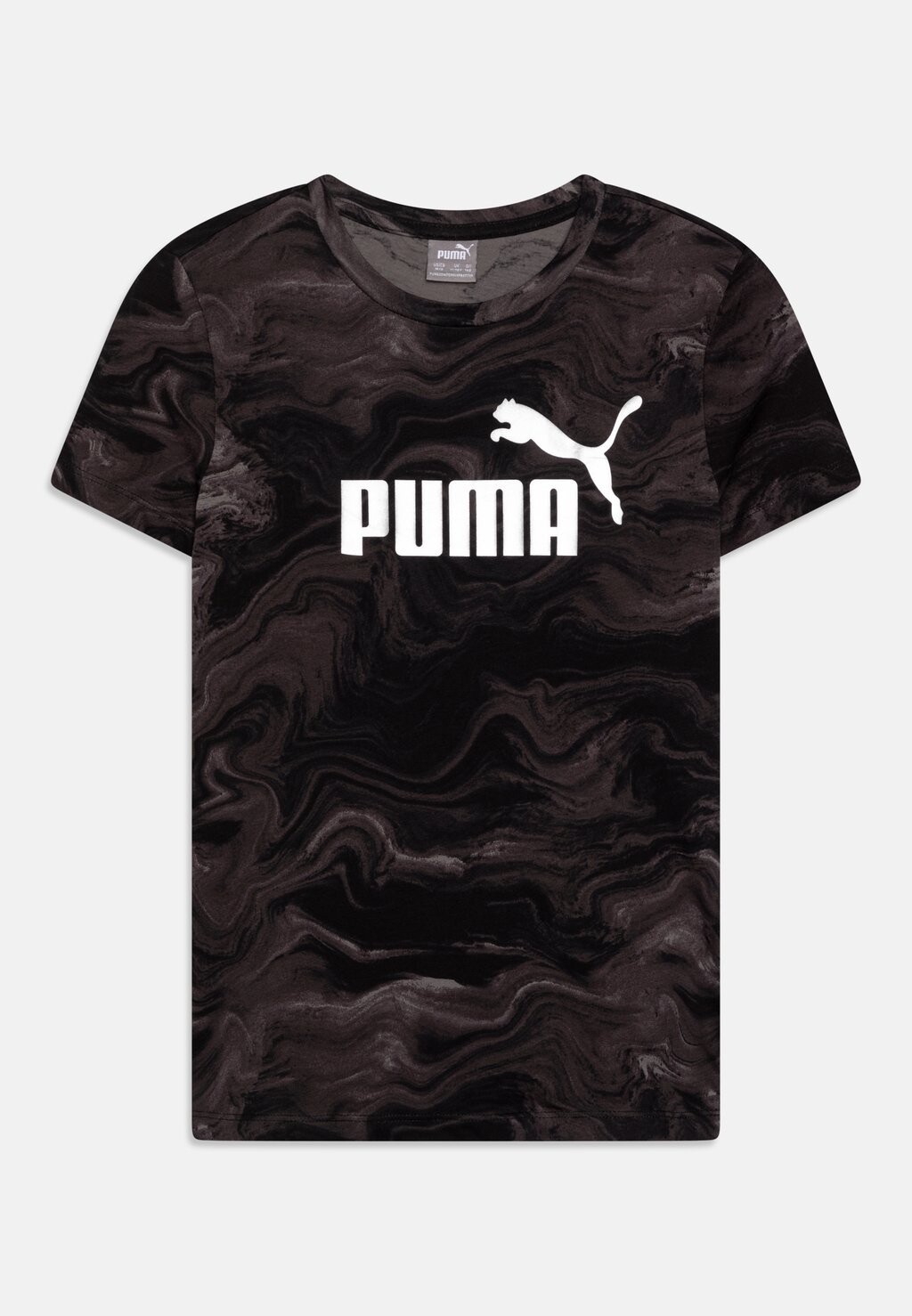 

Футболка с принтом Ess Marbleized G Puma, черный