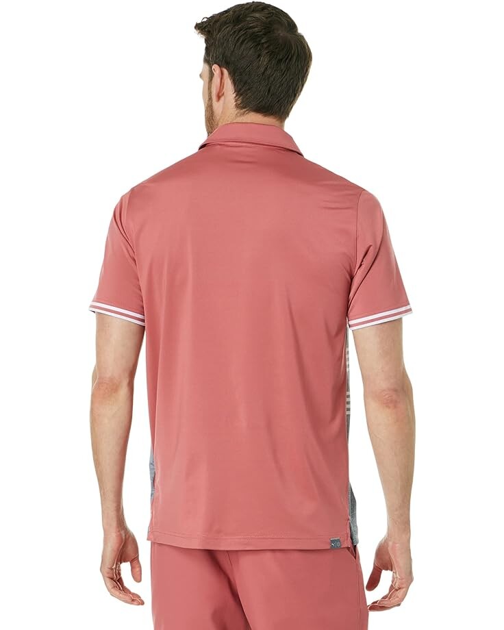 

Поло Puma Mattr Track Polo, цвет Heartfelt/Evening Sky Heather