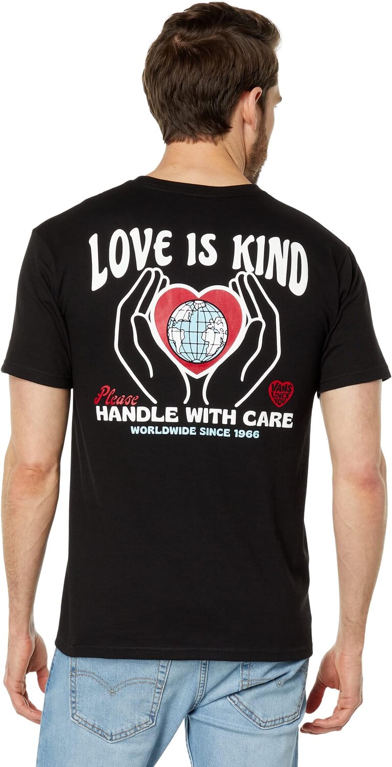 

Футболка с короткими рукавами Love Is Kind Vans, черный