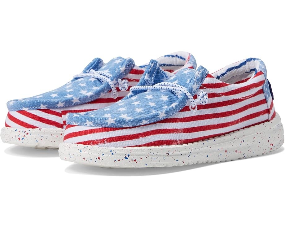 

Кроссовки Hey Dude Wally Patriotic, цвет Stars/Stripes
