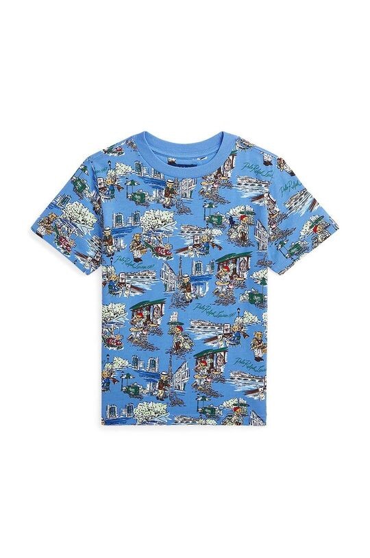 

Polo Ralph Lauren Детская хлопковая футболка, синий