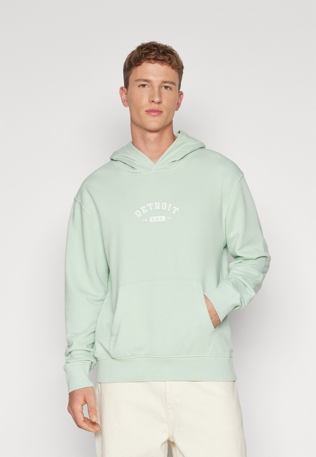 

Толстовка Hoodie Terry Premium Pier One, зеленый