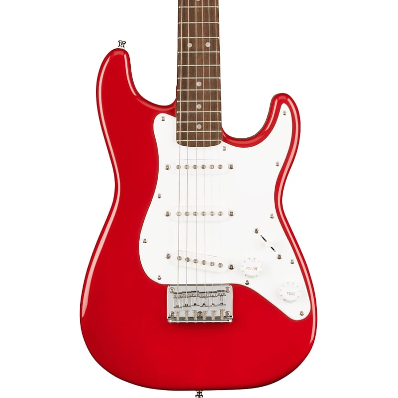 Электрогитара Squier Mini Stratocaster Electric Guitar in Dakota Red squier mini stratocaster v2 с грифом laurel dakota red mini stratocaster v2 with laurel fretboard