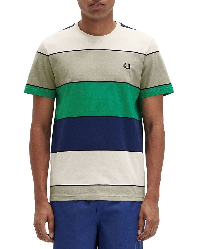 

Яркая полосатая футболка Fred Perry