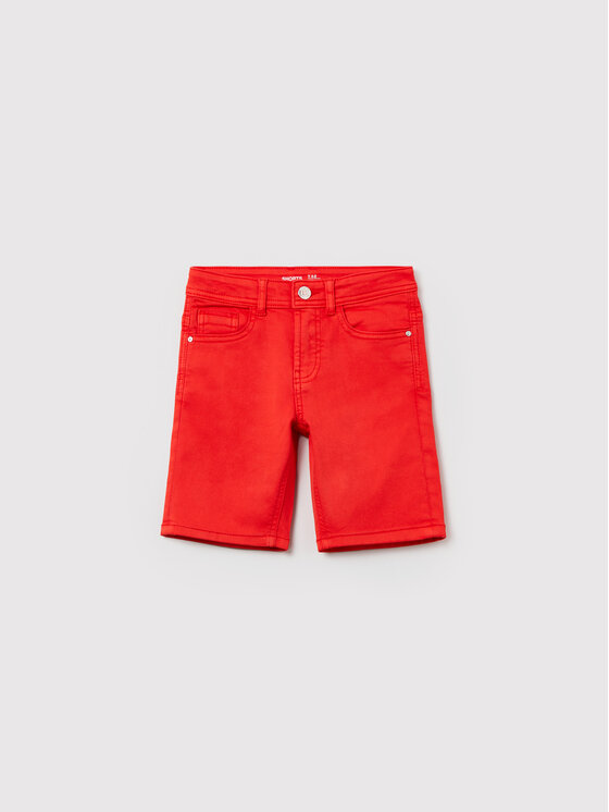Джинсовые шорты стандартного кроя Ovs, красный джинсовые шорты стандартного кроя ovs зеленый