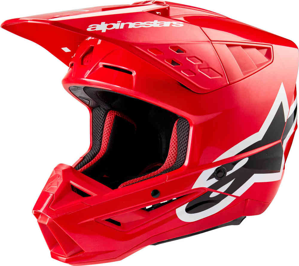 цена Шлем для мотокросса S-M5 Corp 2024 Alpinestars, красный