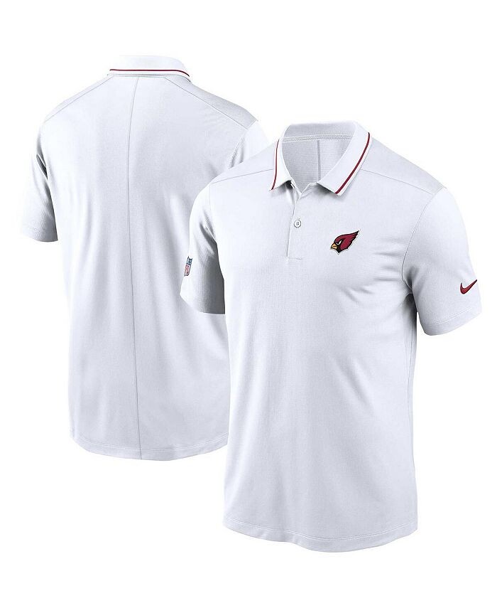 

Мужская белая рубашка-поло Arizona Cardinals Sideline Victory Performance Nike, белый