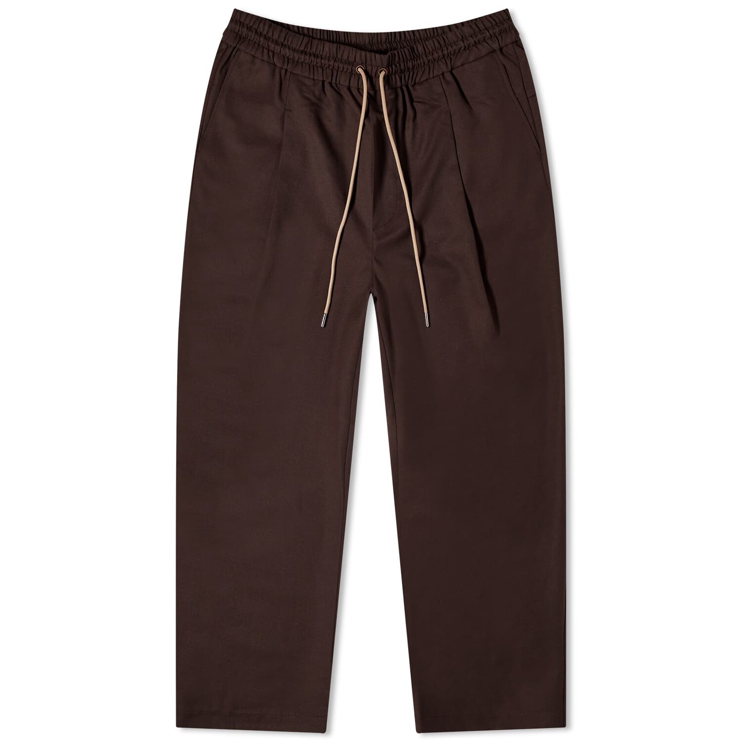 

Брюки Drôle De Monsieur Pleated Cropped Pant, коричневый