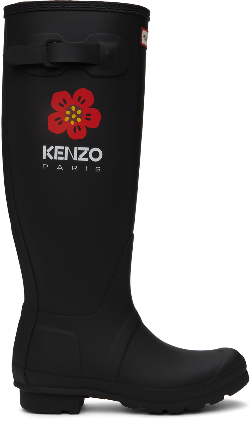 

Черные резиновые сапоги Paris Hunter Edition Kenzo, Черный