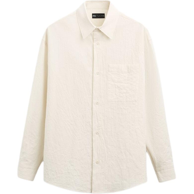 

Рубашка мужская белая Zara, белый