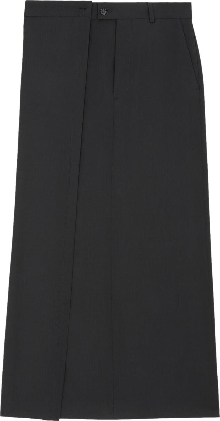 

Юбка MM6 Maison Margiela Studio Long 'Black', черный