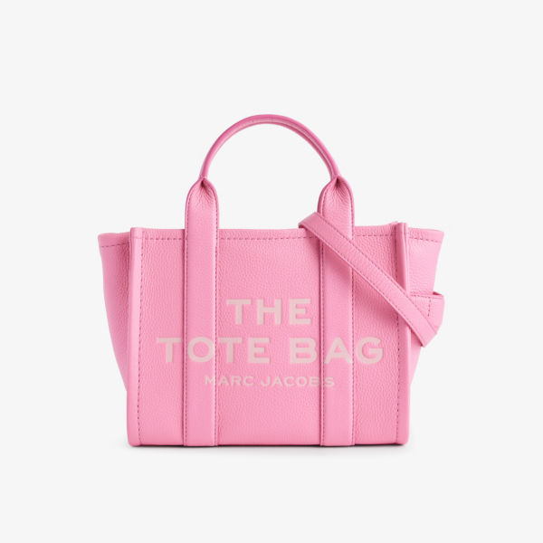 маленькая кожаная сумка тоут marc jacobs розовый Маленькая кожаная большая сумка Marc Jacobs, розовый