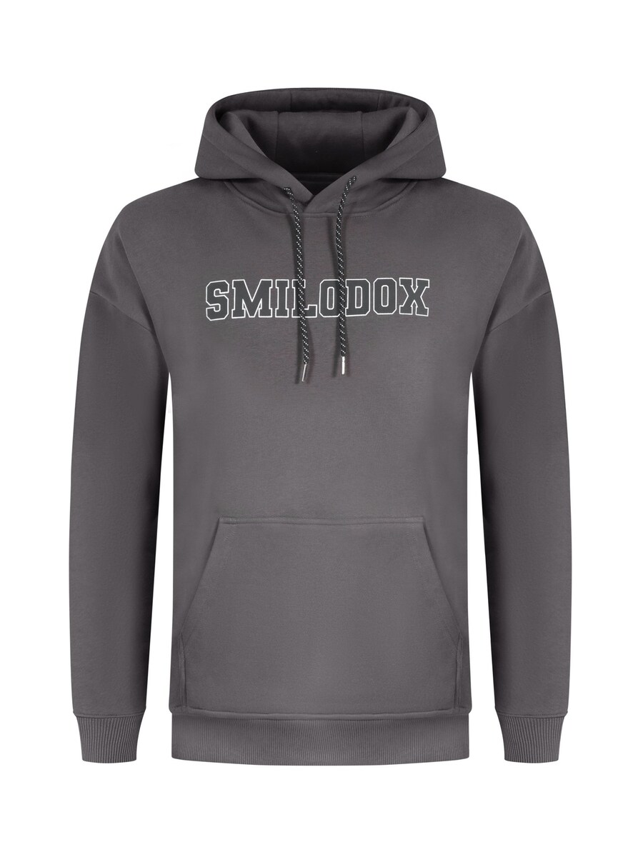 

Худи Smilodox Zip-Up Hoodie Finley, антрацит