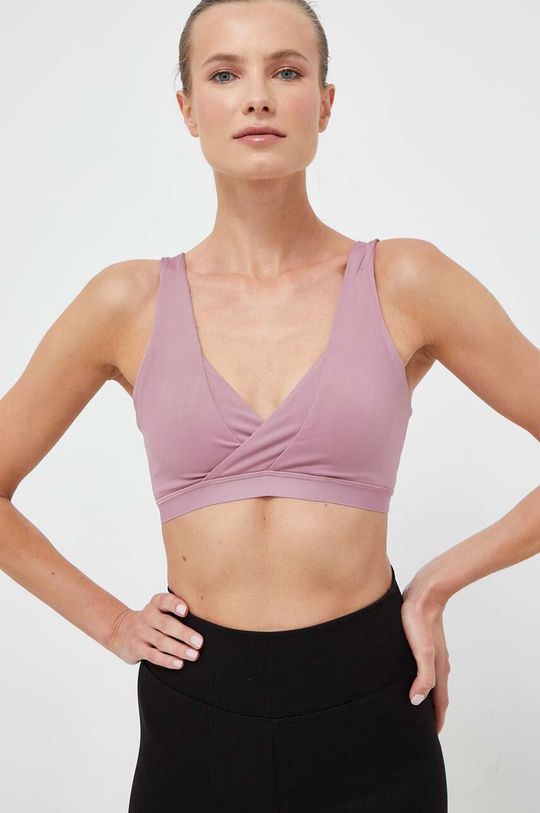 цена Спортивный бюстгальтер Yoga Essentials adidas, розовый