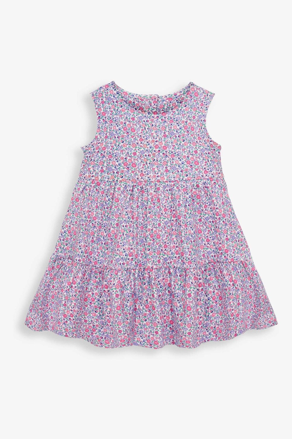 

JoJo Maman Bébé девичье каскадное платье с мелким узором Jojo Maman Bébé