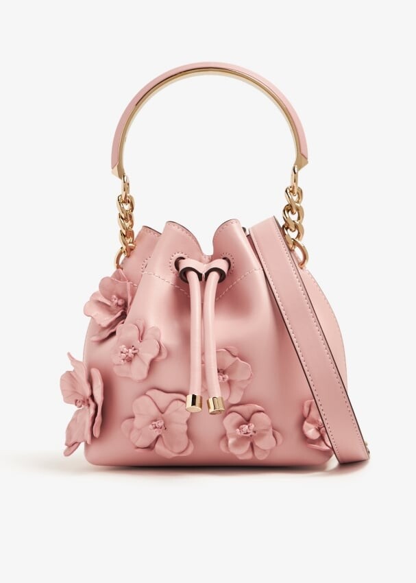 

Сумка Jimmy Choo Bon Bon Bucket, розовый