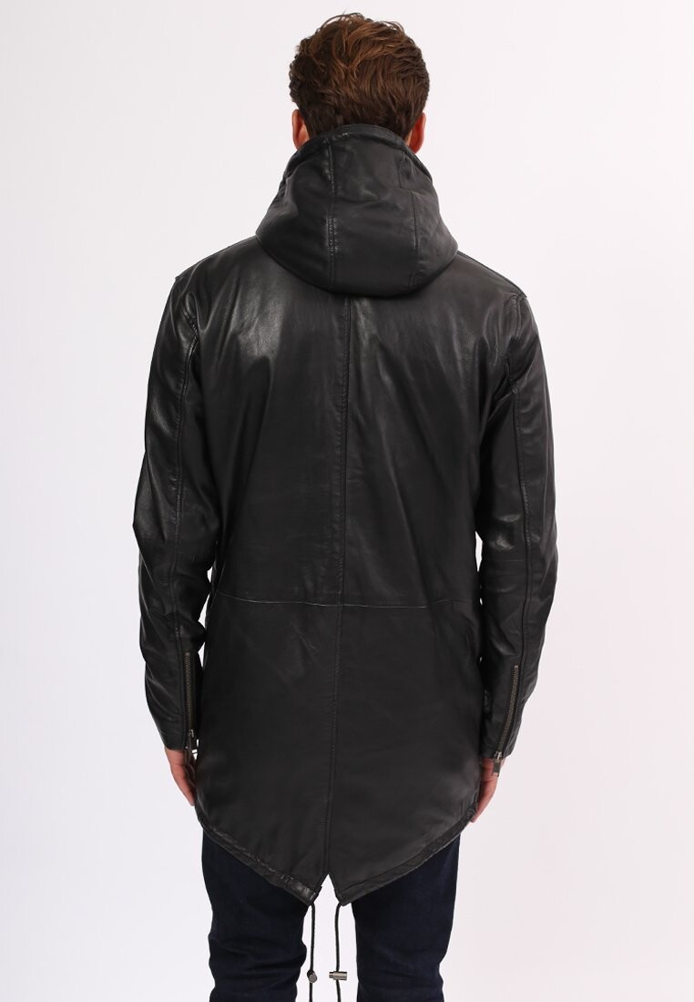 

Кожаная куртка Long Jacket Blue Wellford, черный
