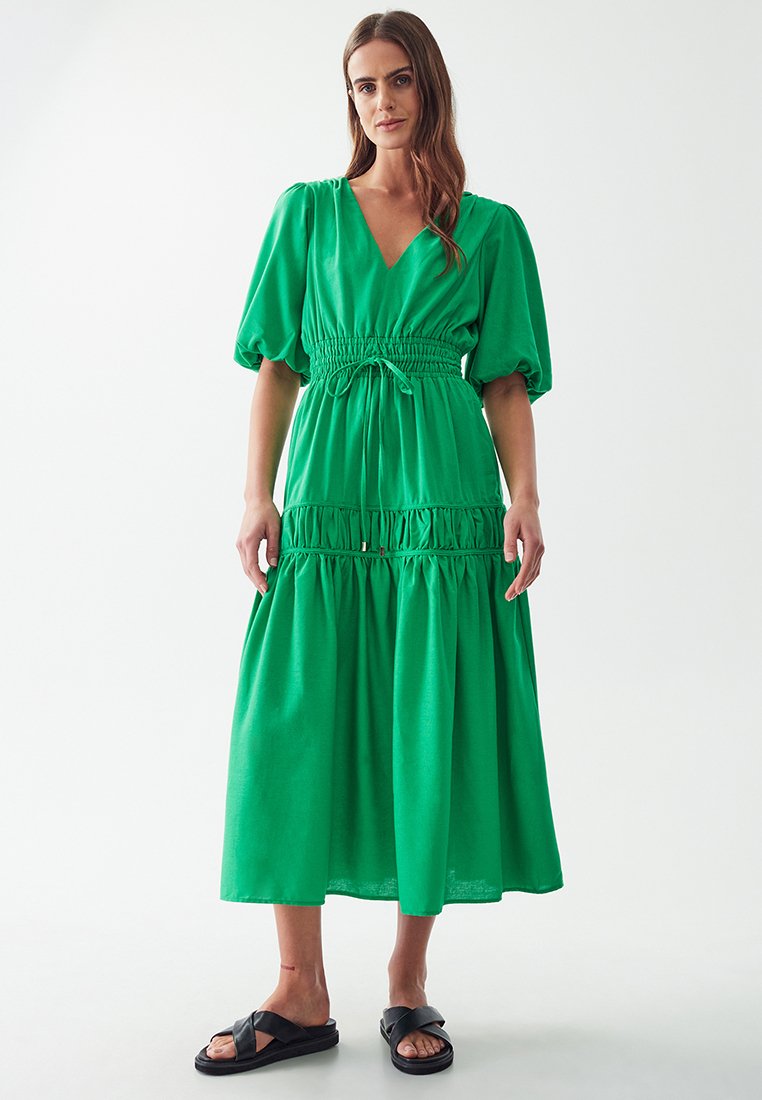 цена Длинное платье CALLI, зеленый